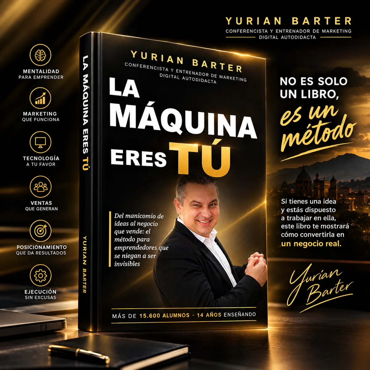 Libro La máquina eres tú: mentalidad, marketing, tecnología, ventas, posicionamiento y ejecución