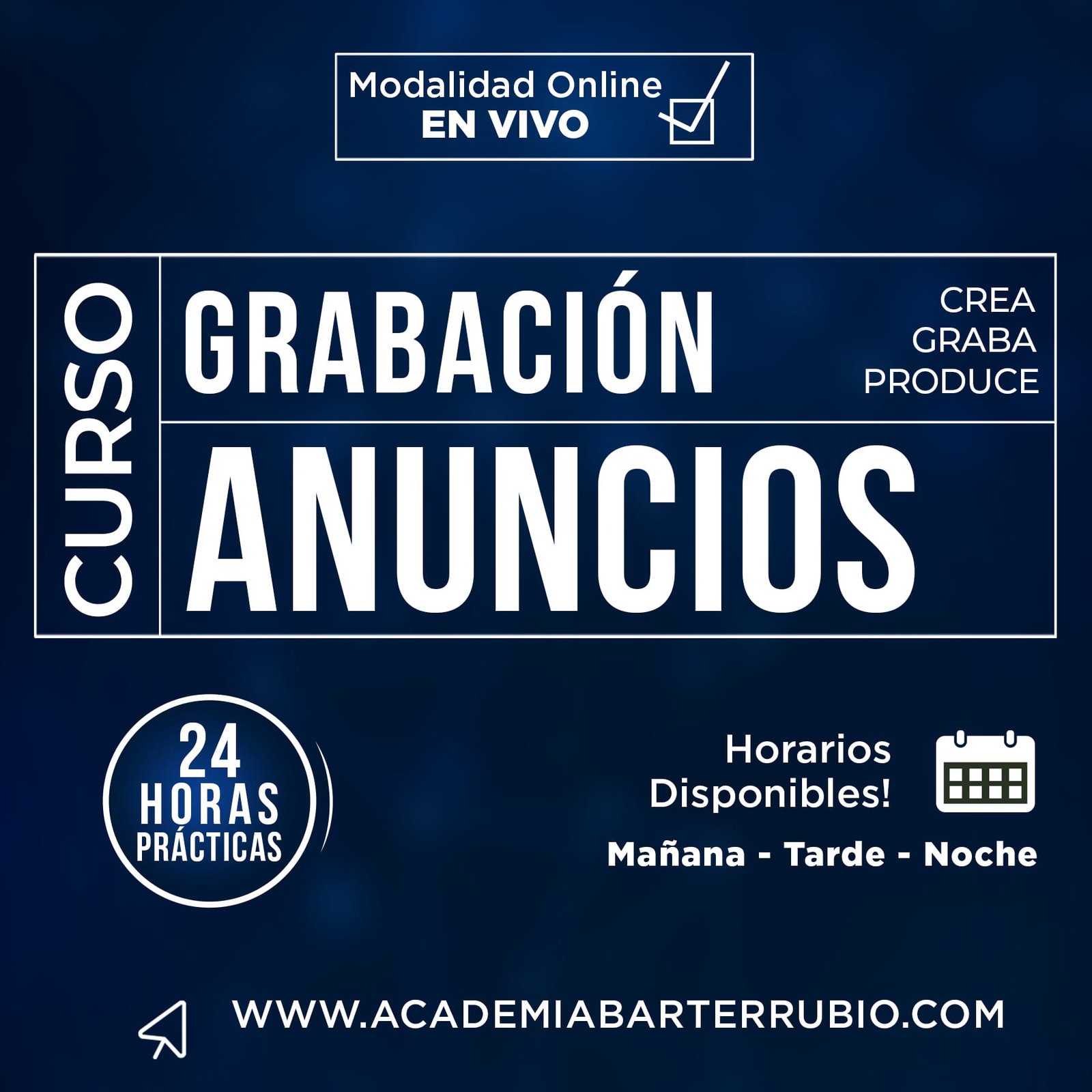 Curso de Grabación de Anuncios Publicitarios