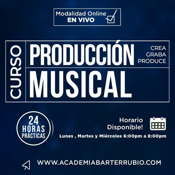 Curso de Producción Musical en Boston