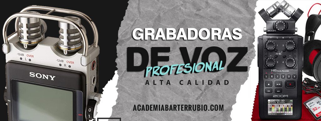 Grabadoras de voz profesional