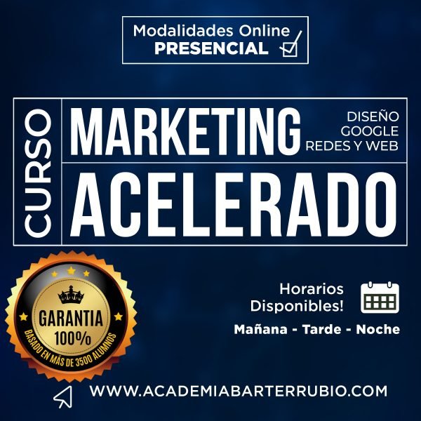 Curso de marketing acelerado con resultados