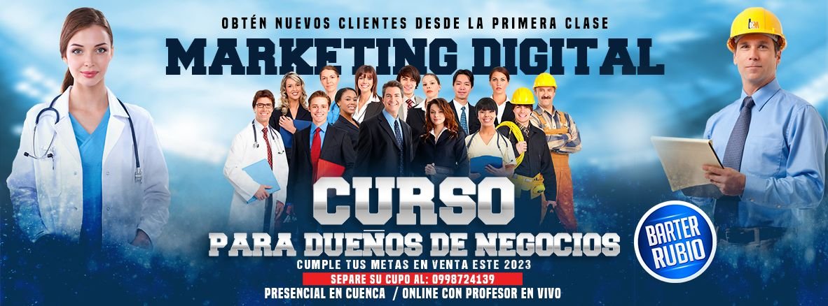 CURSO DE MARKETING DIGITAL PARA DUEÑOS DE NEGOCIOS