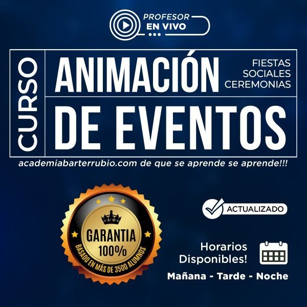 Curso de Animación de Eventos en USA