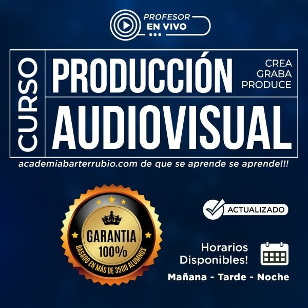 Curso Producción Audiovisual USA