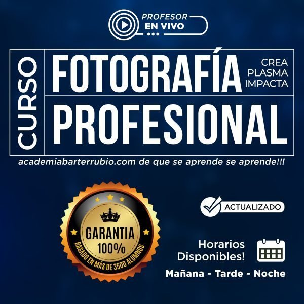 Curso Fotografía Profesional USA