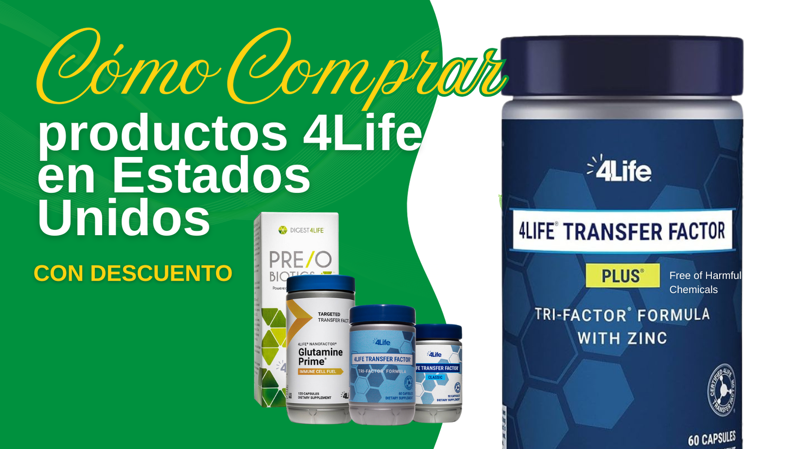 Cómo comprar productos 4Life en Estados Unidos con descuento
