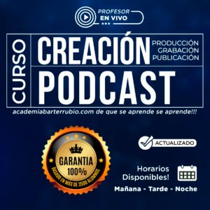 Curso CREACIÓN DE PODCAST con AVAL Senescyt