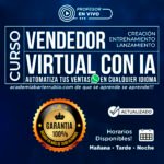 Curso Crea Tu Vendedor Virtual con Inteligencia Artificial con AVAL Senescyt