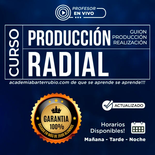 curso de radio con aval senecyt