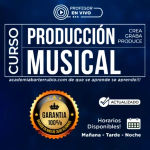 Curso Producción Musical USA Miami - Academia Barter Rubio