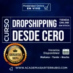 Curso de Dropshipping desde cero online en vivo