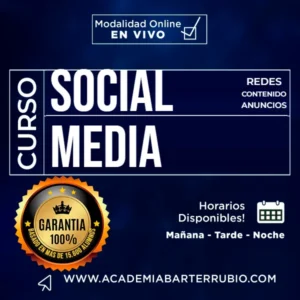 Curso de Social Media online en vivo