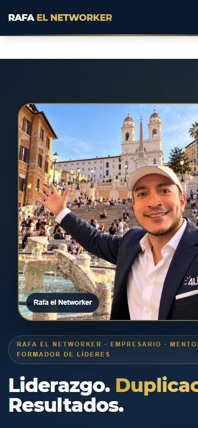 Versión móvil de rafaelnetworker.com
